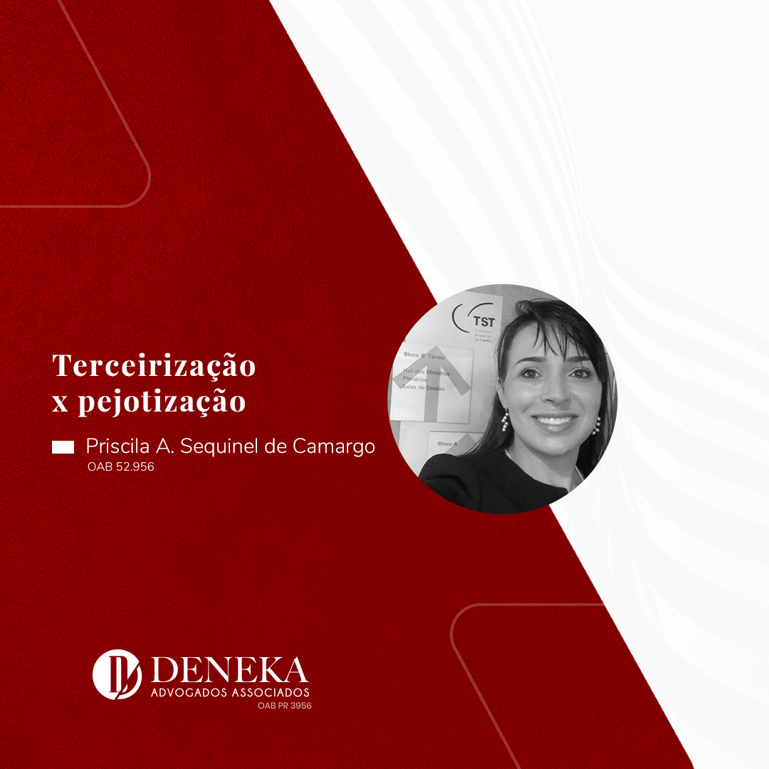Read more about the article Terceirização X Pejotização